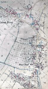 Moor End and the south-eastern part of the village in 1880